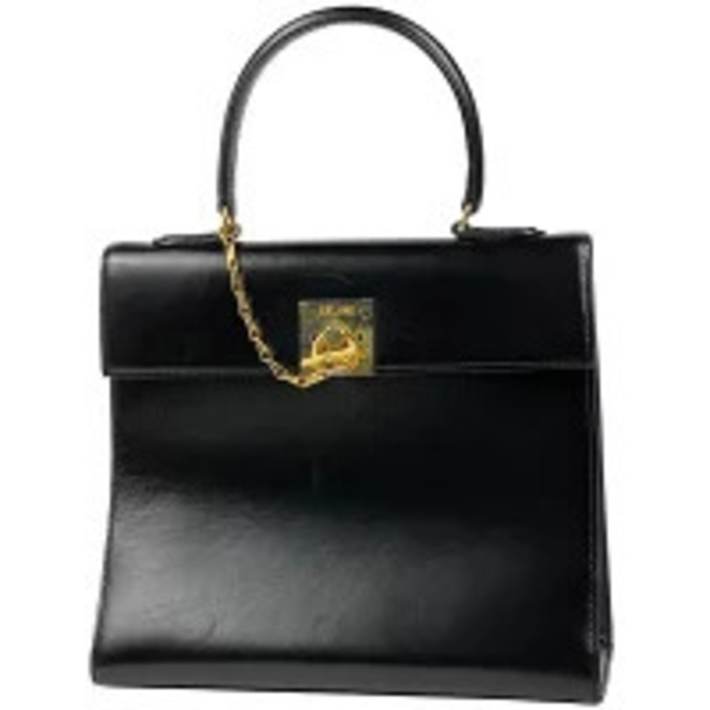 Celine handbag leather black